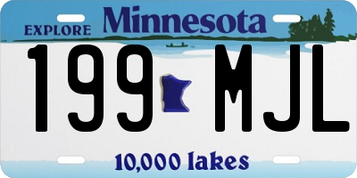 MN license plate 199MJL