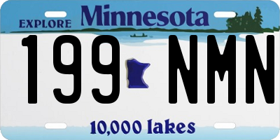 MN license plate 199NMN