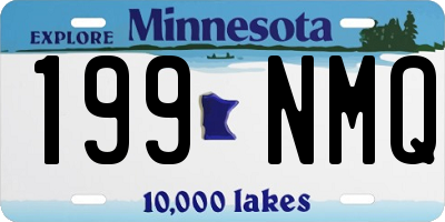 MN license plate 199NMQ