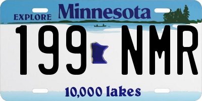 MN license plate 199NMR