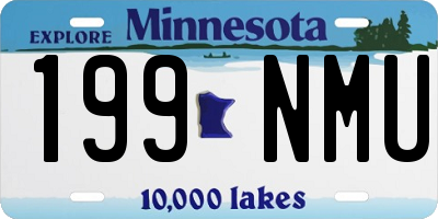 MN license plate 199NMU