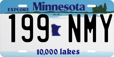 MN license plate 199NMY