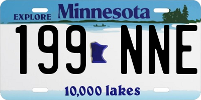 MN license plate 199NNE