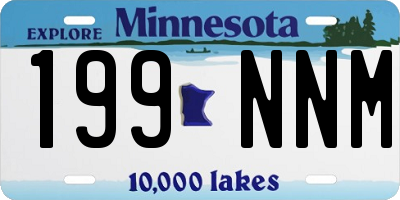MN license plate 199NNM