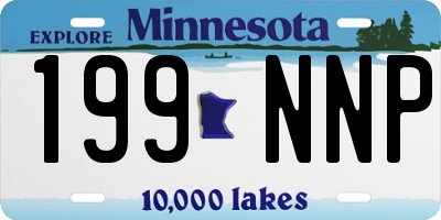 MN license plate 199NNP