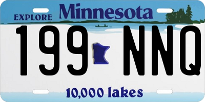 MN license plate 199NNQ