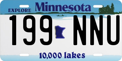 MN license plate 199NNU