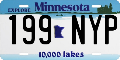 MN license plate 199NYP