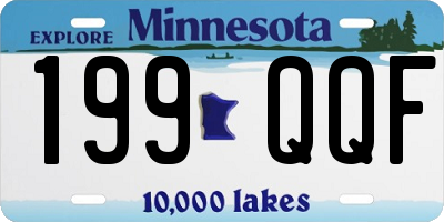 MN license plate 199QQF