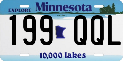 MN license plate 199QQL