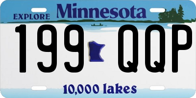 MN license plate 199QQP