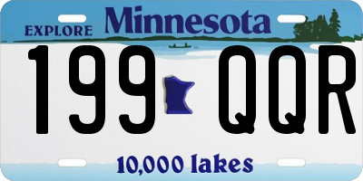 MN license plate 199QQR