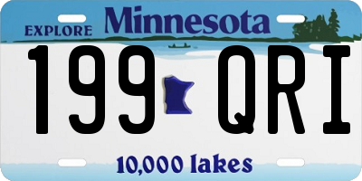 MN license plate 199QRI