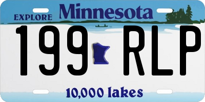 MN license plate 199RLP