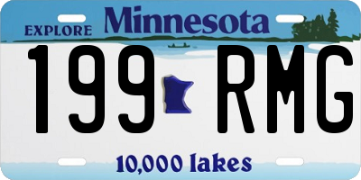 MN license plate 199RMG