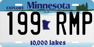 MN license plate 199RMP