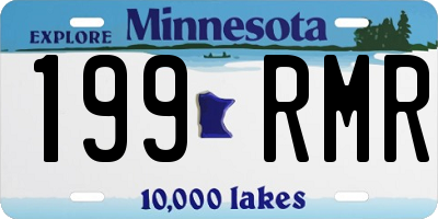 MN license plate 199RMR