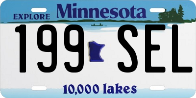 MN license plate 199SEL