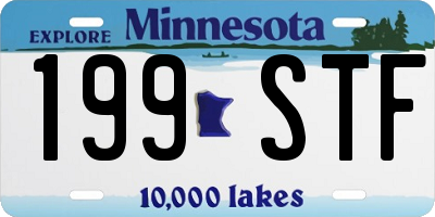MN license plate 199STF
