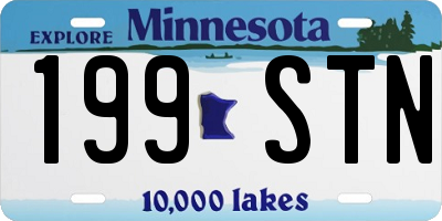 MN license plate 199STN
