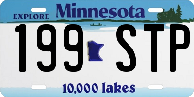 MN license plate 199STP