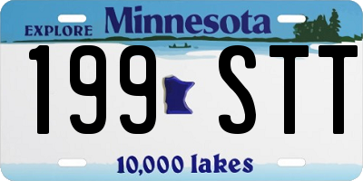 MN license plate 199STT