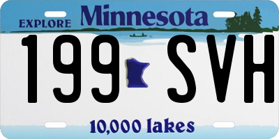 MN license plate 199SVH