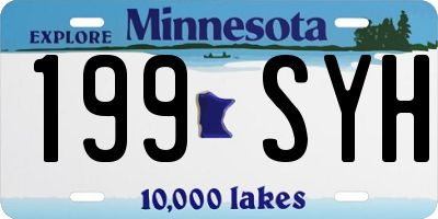 MN license plate 199SYH