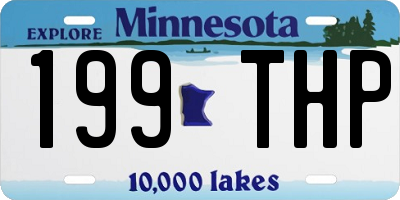 MN license plate 199THP