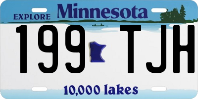 MN license plate 199TJH