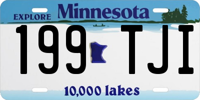 MN license plate 199TJI