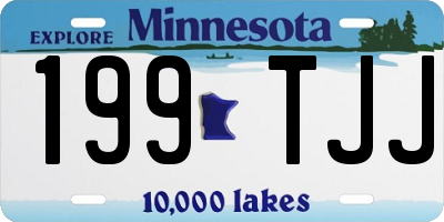 MN license plate 199TJJ