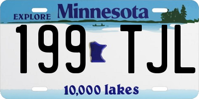 MN license plate 199TJL