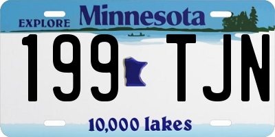 MN license plate 199TJN
