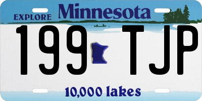 MN license plate 199TJP