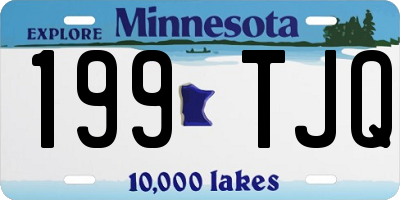 MN license plate 199TJQ