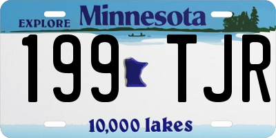 MN license plate 199TJR