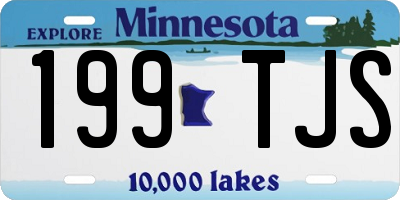 MN license plate 199TJS