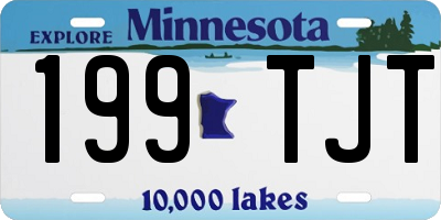 MN license plate 199TJT