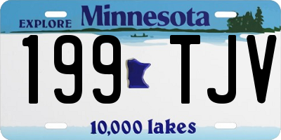 MN license plate 199TJV