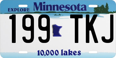 MN license plate 199TKJ