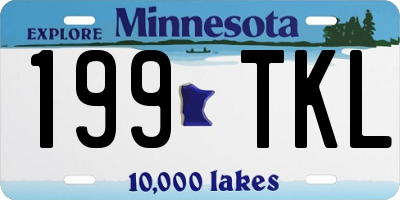 MN license plate 199TKL