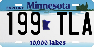 MN license plate 199TLA