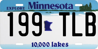 MN license plate 199TLB