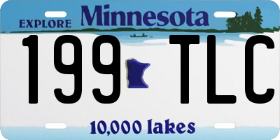 MN license plate 199TLC