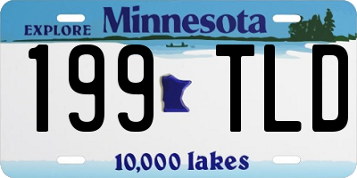 MN license plate 199TLD