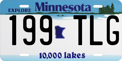 MN license plate 199TLG