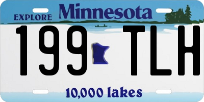 MN license plate 199TLH