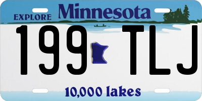 MN license plate 199TLJ