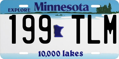 MN license plate 199TLM